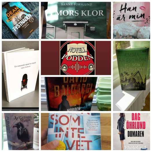Böcker jag hann med att läsa i september. 
1 Ljudbok och 1Podd samt de övriga i böcker. En salig blandning av mörker, mord och lite kärlek. 
Mina absoluta favoriter är Av gudarna märkta och Novellpodden #7 Phantasmagoria och Han är min. Har ni inte läst någon av dessa böcker är det dags att göra det.
@snezanalindskog #avgudarnamärkta @joakim.nordbrandt #phantasmagoria @josefinesandblom #hanärmin